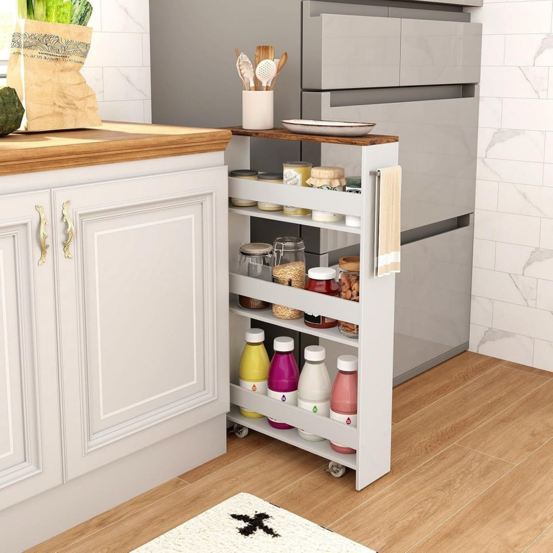 carrelli portaoggetti bianco