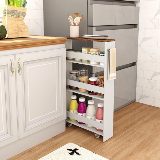 carrelli portaoggetti bianco