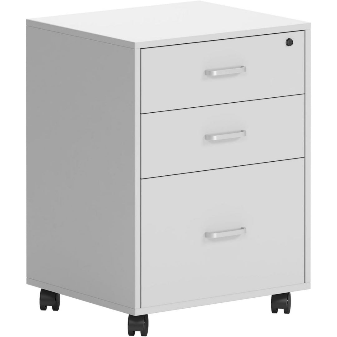 armadi archivio bianco alluminio con ruote cassetti