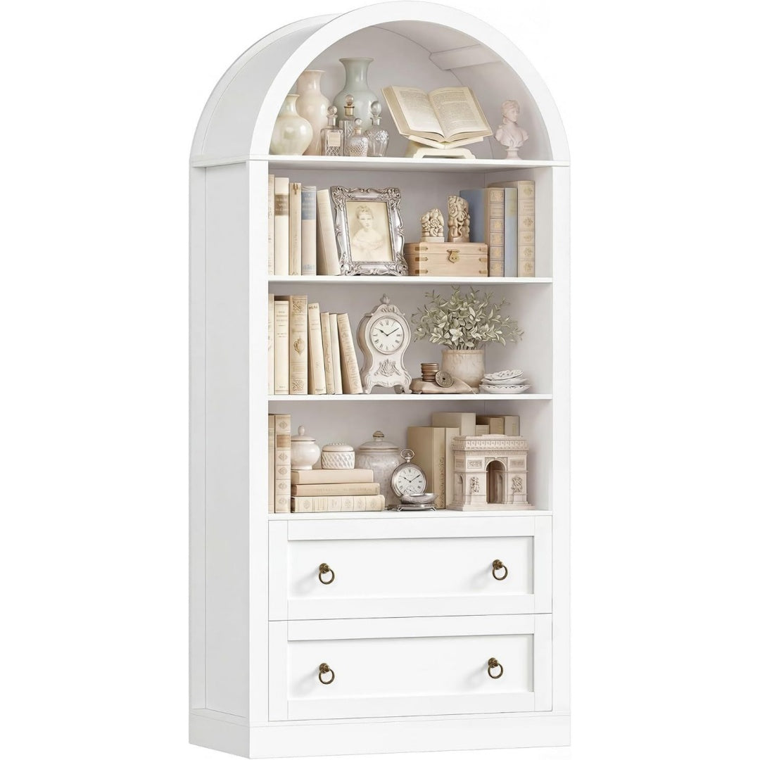 librerie bianco per sala da pranzo con cassetti