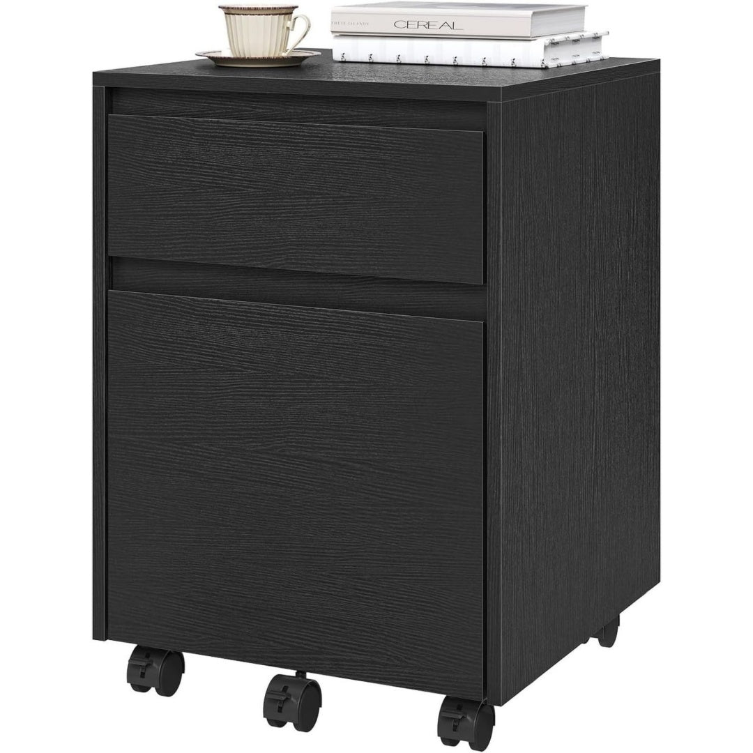 cassetti nero acciaio inox con ruote