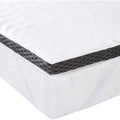 per letto coprimaterassi e protezioni bianco