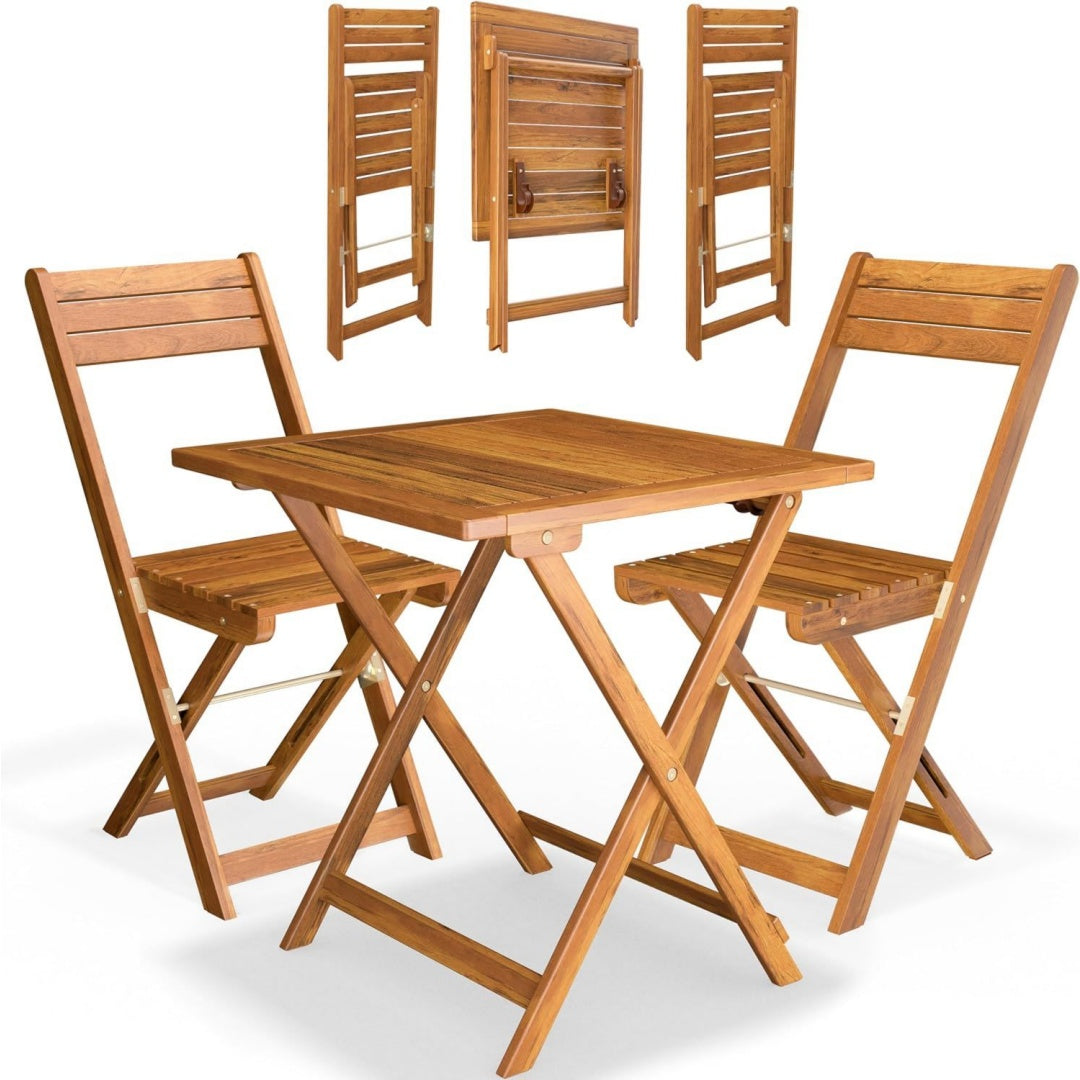 set bistro legno resistente