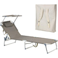 lettini oro alluminio reclinabile relax