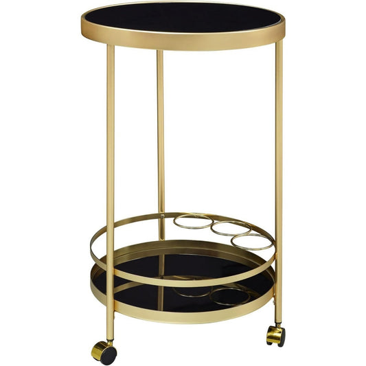 carrelli da portata nero per letto