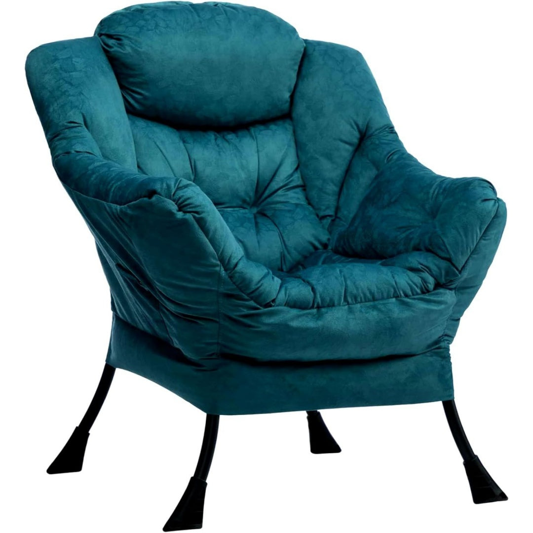 poltrone blu relax reclinabile