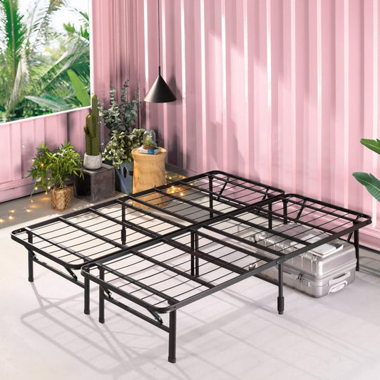 strutture letto nero per singolo 1
