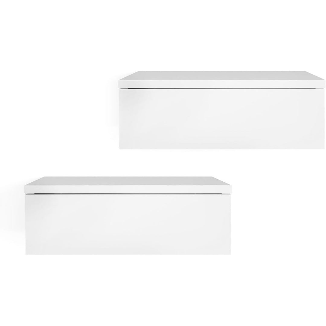 comodini bianco per ingresso letto