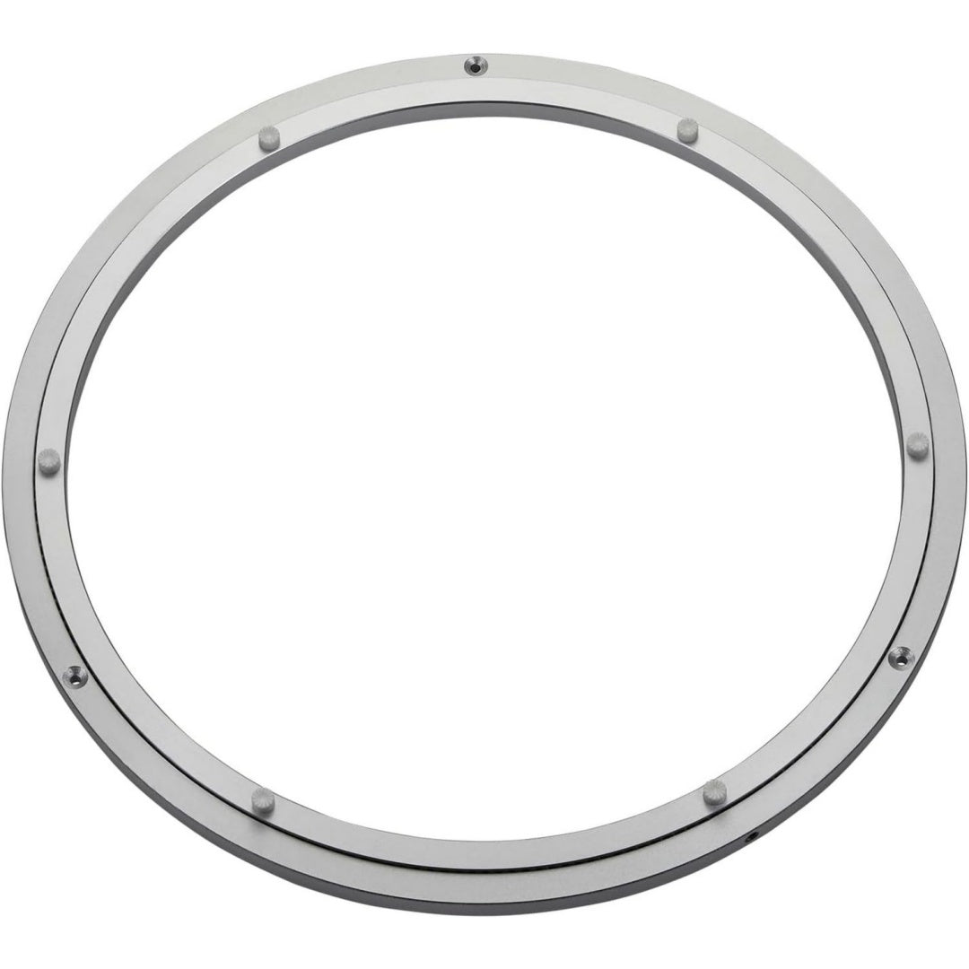 supporti girevoli argento alluminio antiscivolo