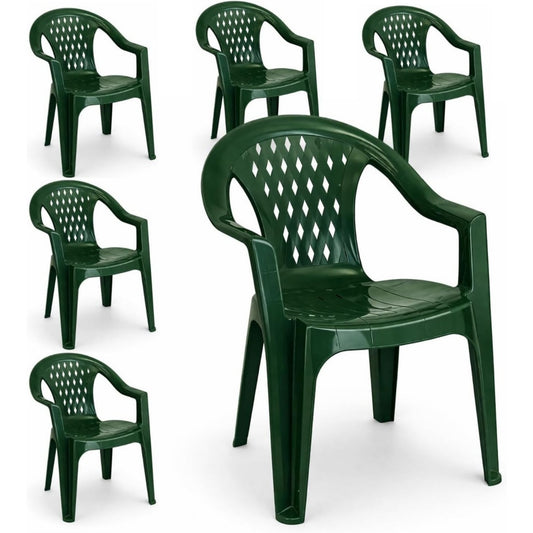 sedie per tavolo da giardino verde relax resistente